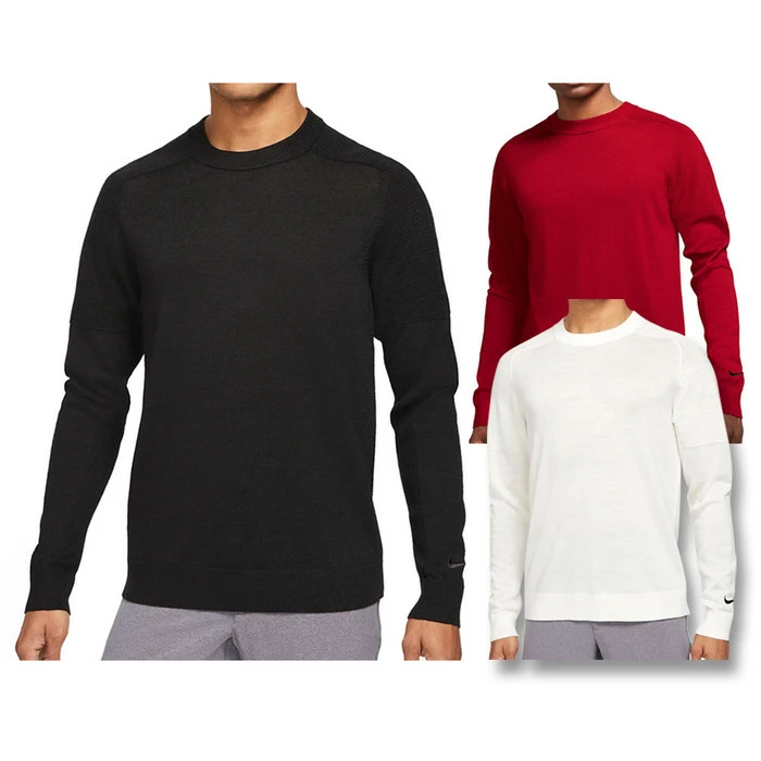 Nike Tiger Woods Knit Crew Golf Sweater 2021