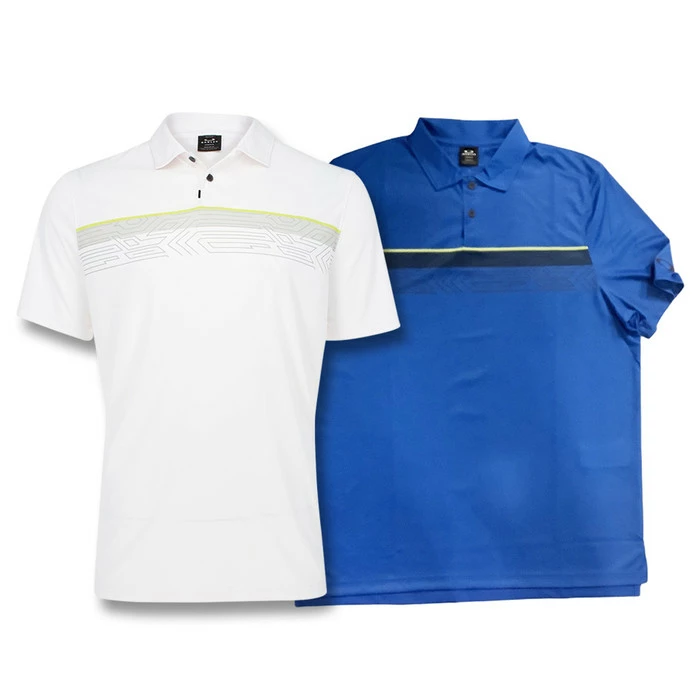 Oakley Print Layer Stripe Golf Polo 2021