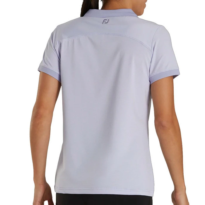 FootJoy End On End Open Collar Golf Polo 2021 Women - Image 4