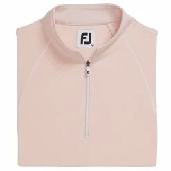 FootJoy Jersey Mini Stripe Zip Golf Pullover 2021 Women