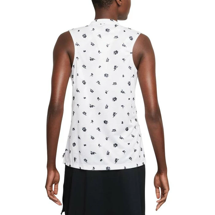 Nike Dri-Fit Victory Printed Sleeveless Golf Polo 2021 Women - Image 3