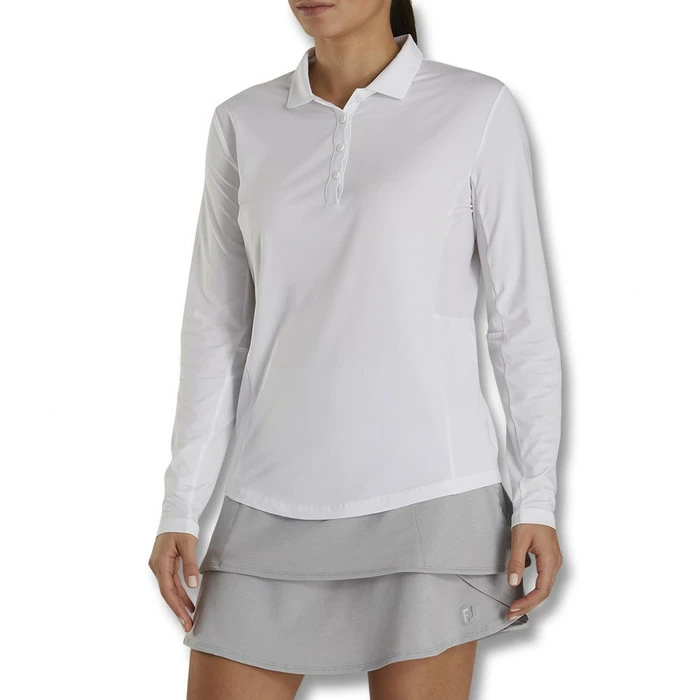 FootJoy Longsleeve Sun Protection Golf Polo 2022 Women - Image 2