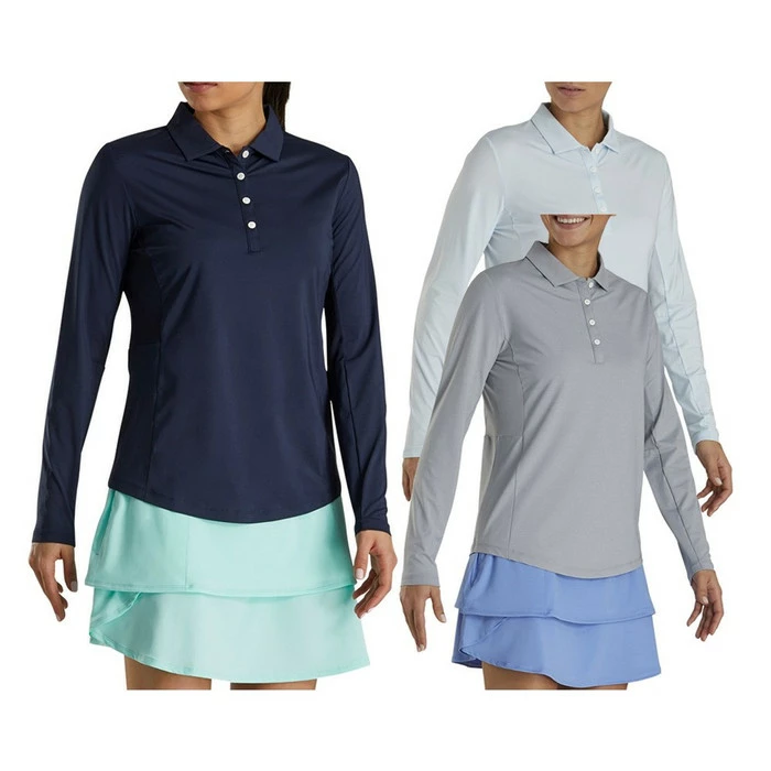 FootJoy Longsleeve Sun Protection Golf Polo 2022 Women