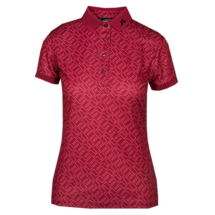 J.Lindeberg Tour Tech Print Golf Polo 2022 Women