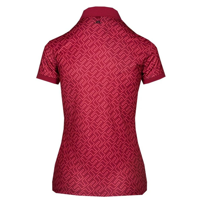J.Lindeberg Tour Tech Print Golf Polo 2022 Women - Image 3