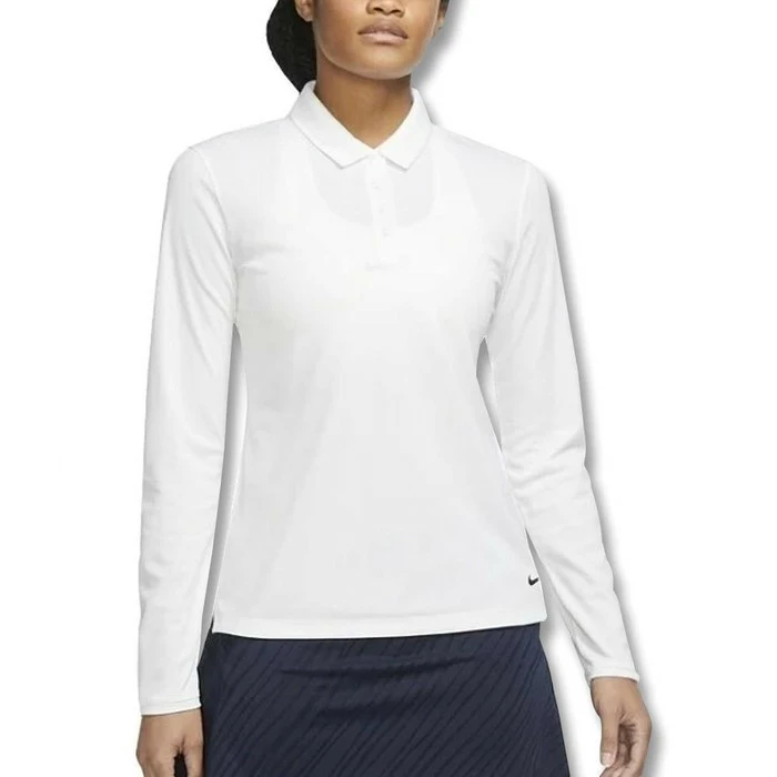 Nike Dri-FIT Victory Solid Longsleeve Golf Polo 2022 Women - Image 4