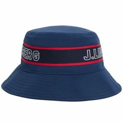 J.Lindeberg Denver Stripe Bucket Golf Hat 2022