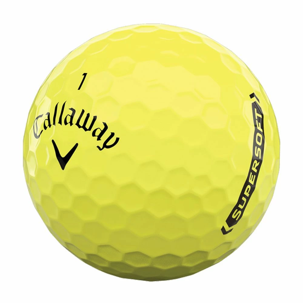 Callaway Supersoft Golf Balls - Yellow - Image 3