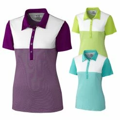 Cutter And Buck Shortsleeve Bailey Block Golf Polo 2018 Women