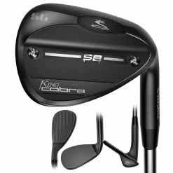 Cobra King Black Wedge With Snakebite Grooves 2022